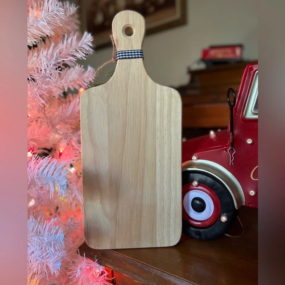 Vintage Christmas Solid Wood Cutting Board